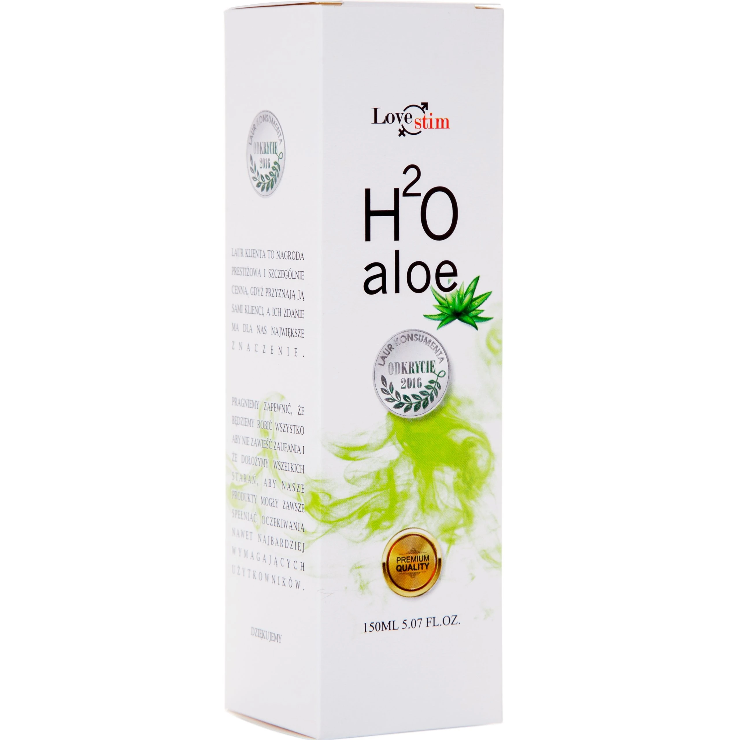 H2O Aloe kojący żel intymny dla delikatnych kobiet 150ml