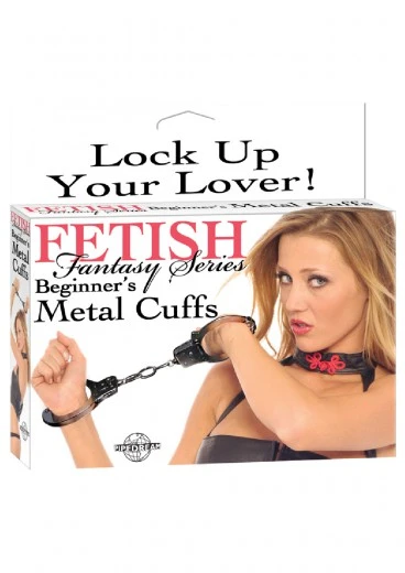 Metalowe kajdanki BDSM - FF