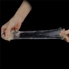 Nakładka powiększająca i pogrubiająca penisa Flawless Clear - 19 cm