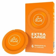 Prezerwatywy Love Match Extra Large - 6 sztuk