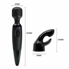 Masażer Magic Wand Sensual Massager z dodatkową końcówką