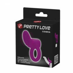 Wibrujący pierścień na penisa Cobra Pretty Love